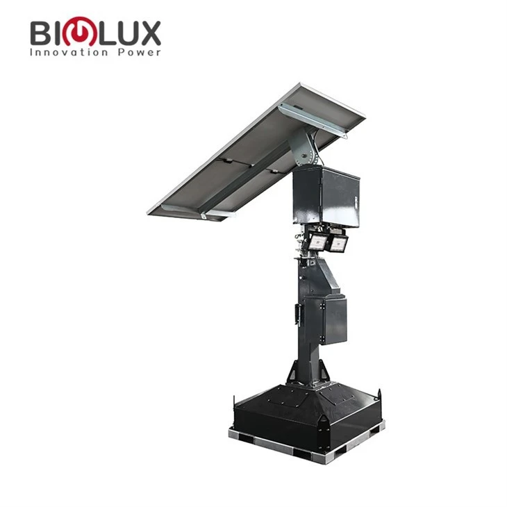 Portable Mobile Solar Light Tower For Mining Operat (1)